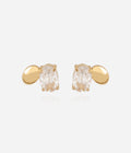 Boucles d'oreilles Ilya (Acier doré)