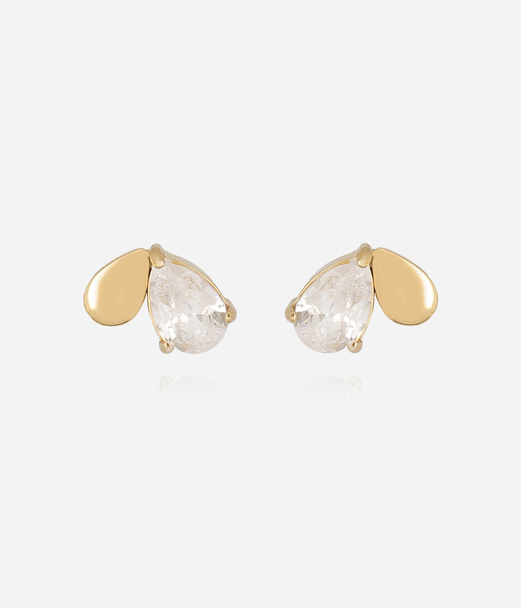 Boucles d'oreilles Alen (Acier doré)