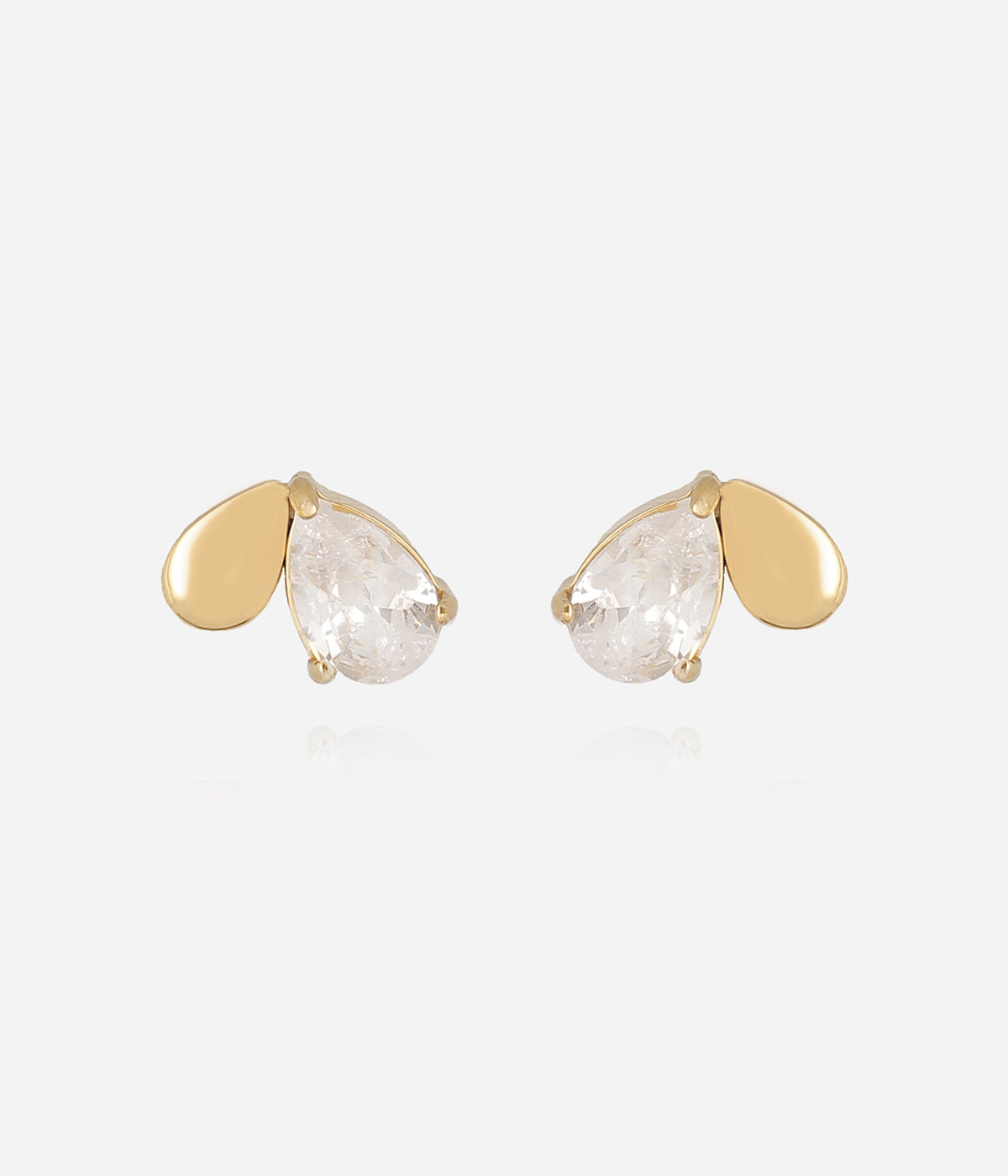 Boucles d'oreilles Alen (Acier doré)