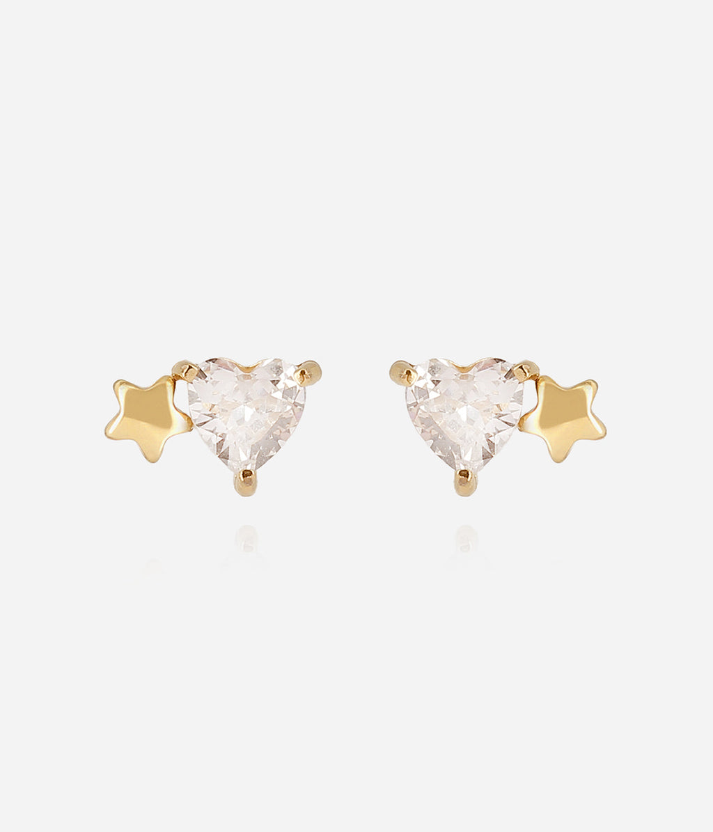 Boucles d'oreilles Kanoa (Acier doré)