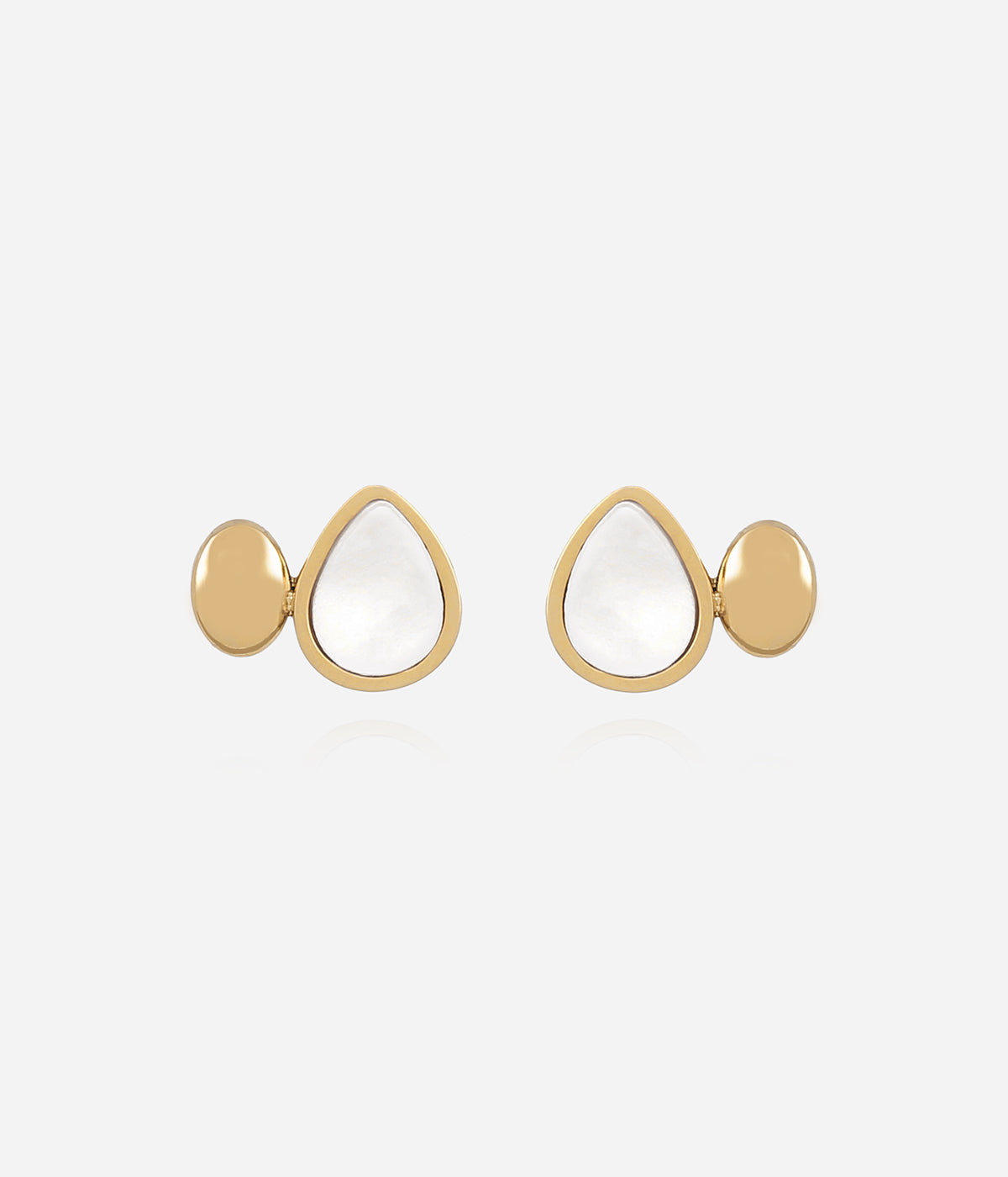Boucles d'oreilles Renza (Acier doré)