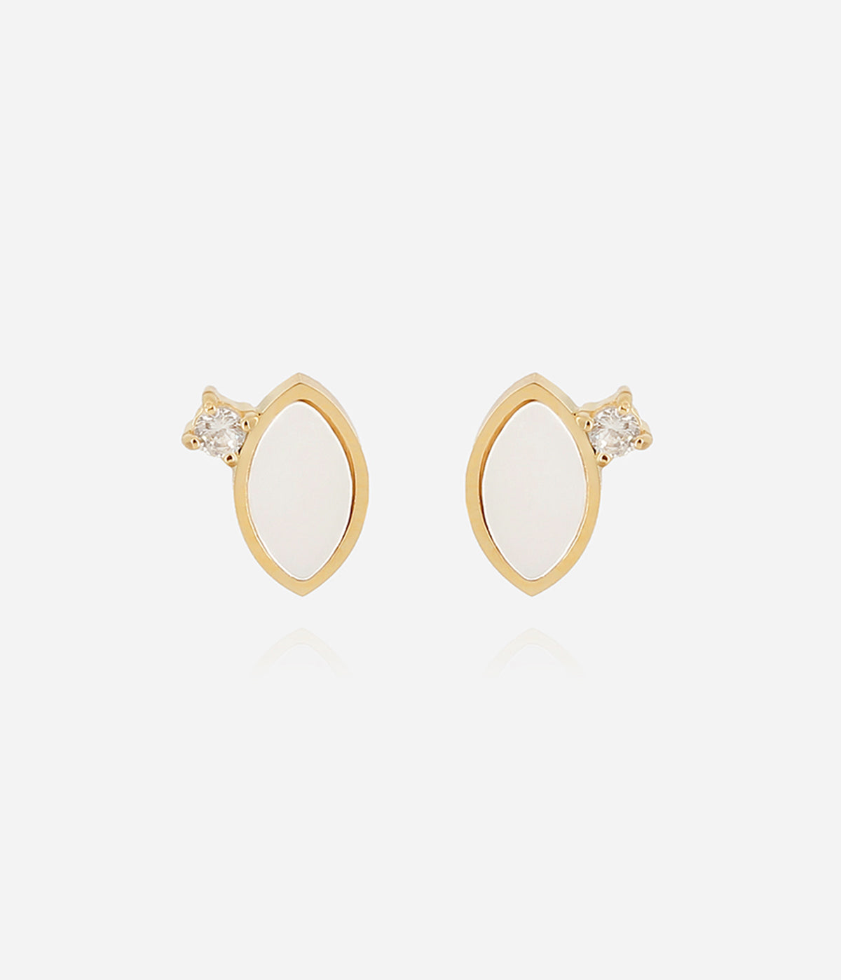 Boucles d'oreilles Ceylan (Acier doré)