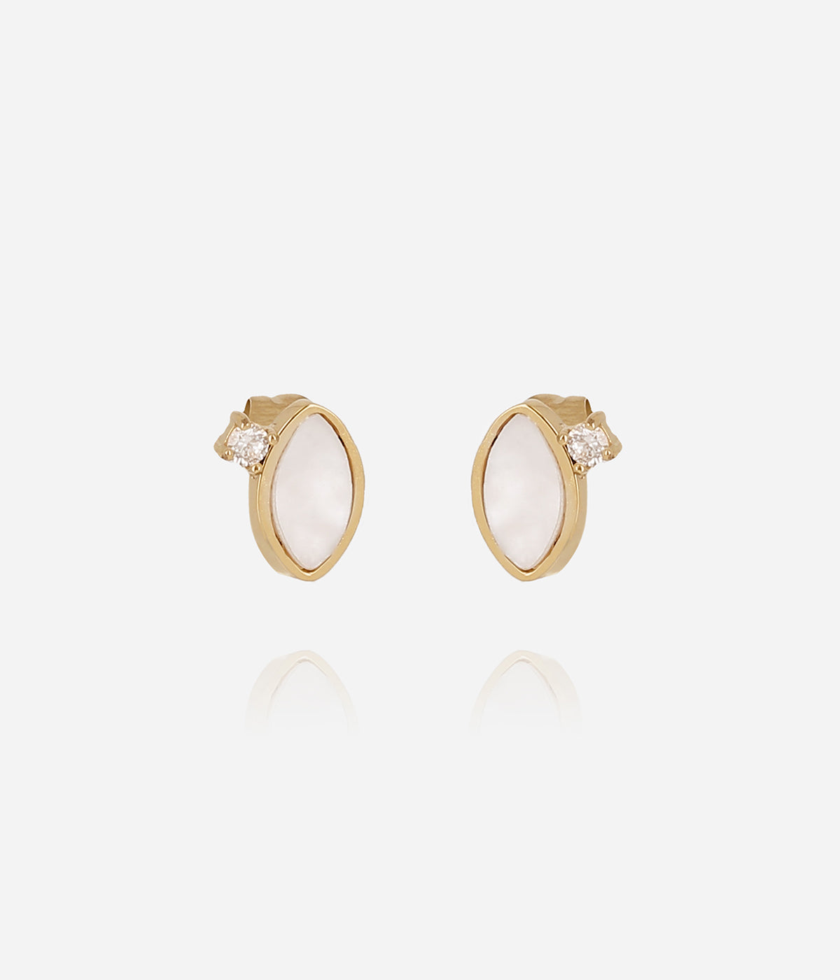 Boucles d'oreilles Ceylan (Acier doré)