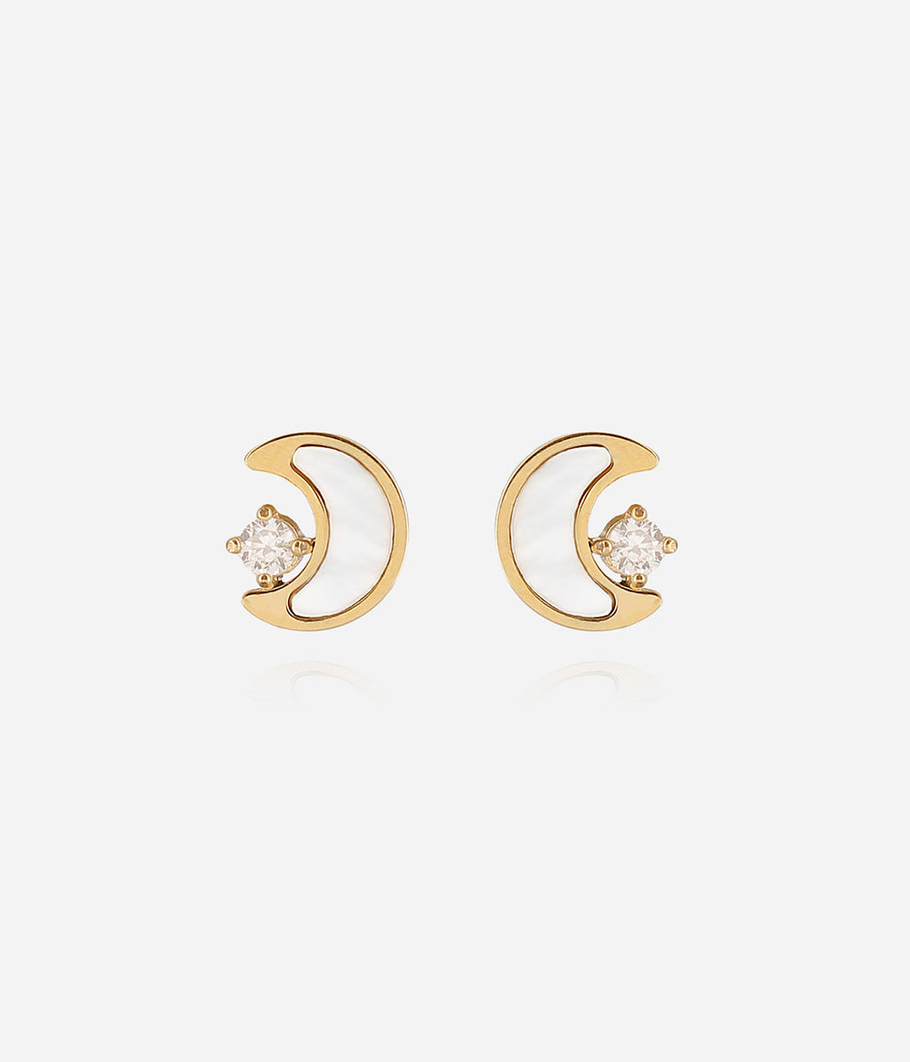 Boucles d'oreilles Kairo (Acier doré)