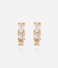 Boucles d'oreilles Tanbar (Acier doré)