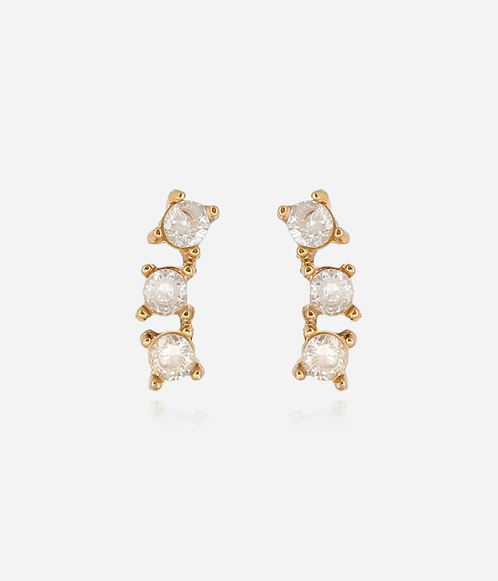 Boucles d'oreilles Pamayu (Acier doré)