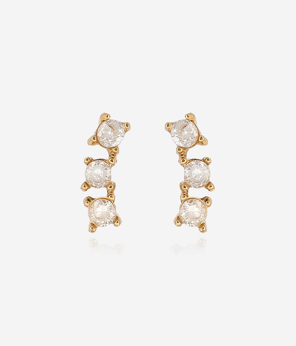 Boucles d'oreilles Pamayu (Acier doré)