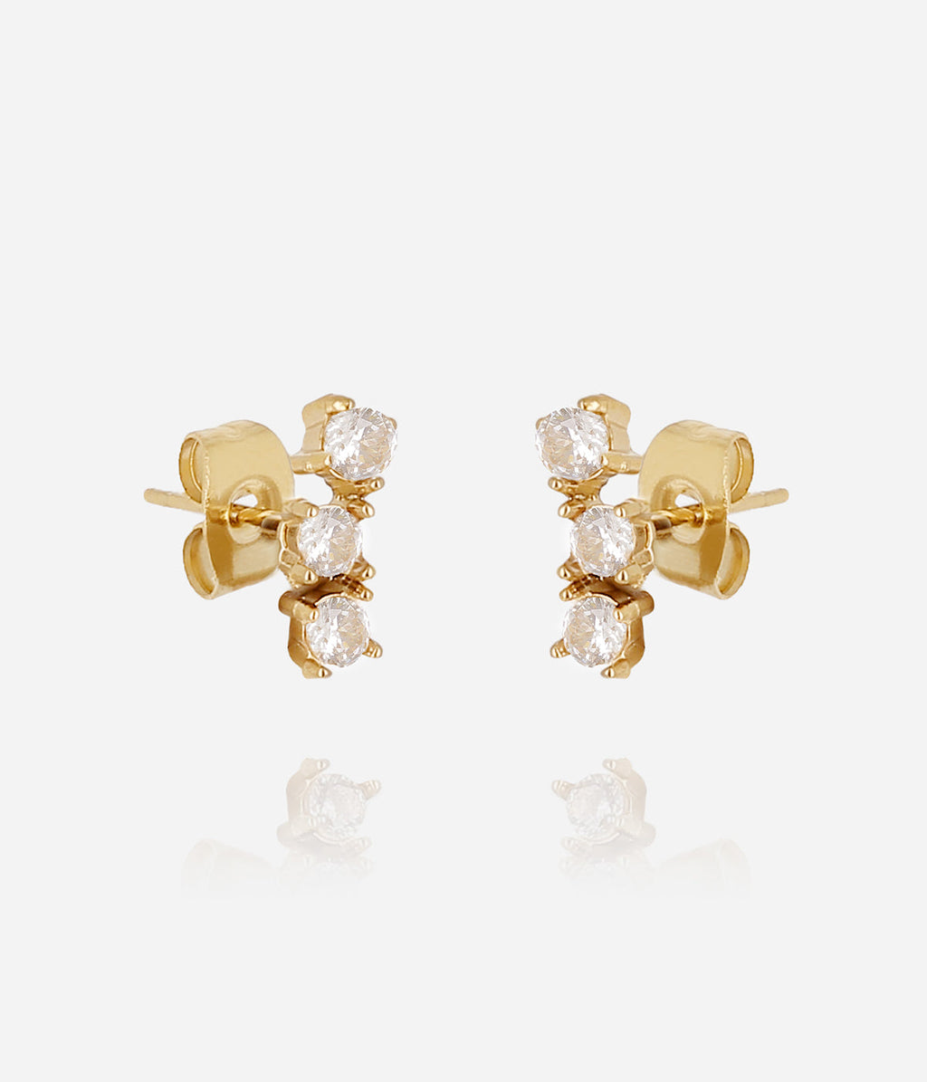 Boucles d'oreilles Pamayu (Acier doré)