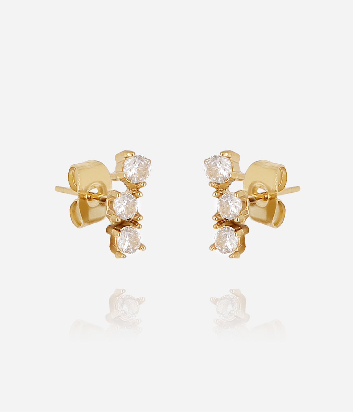 Boucles d'oreilles Pamayu (Acier doré)