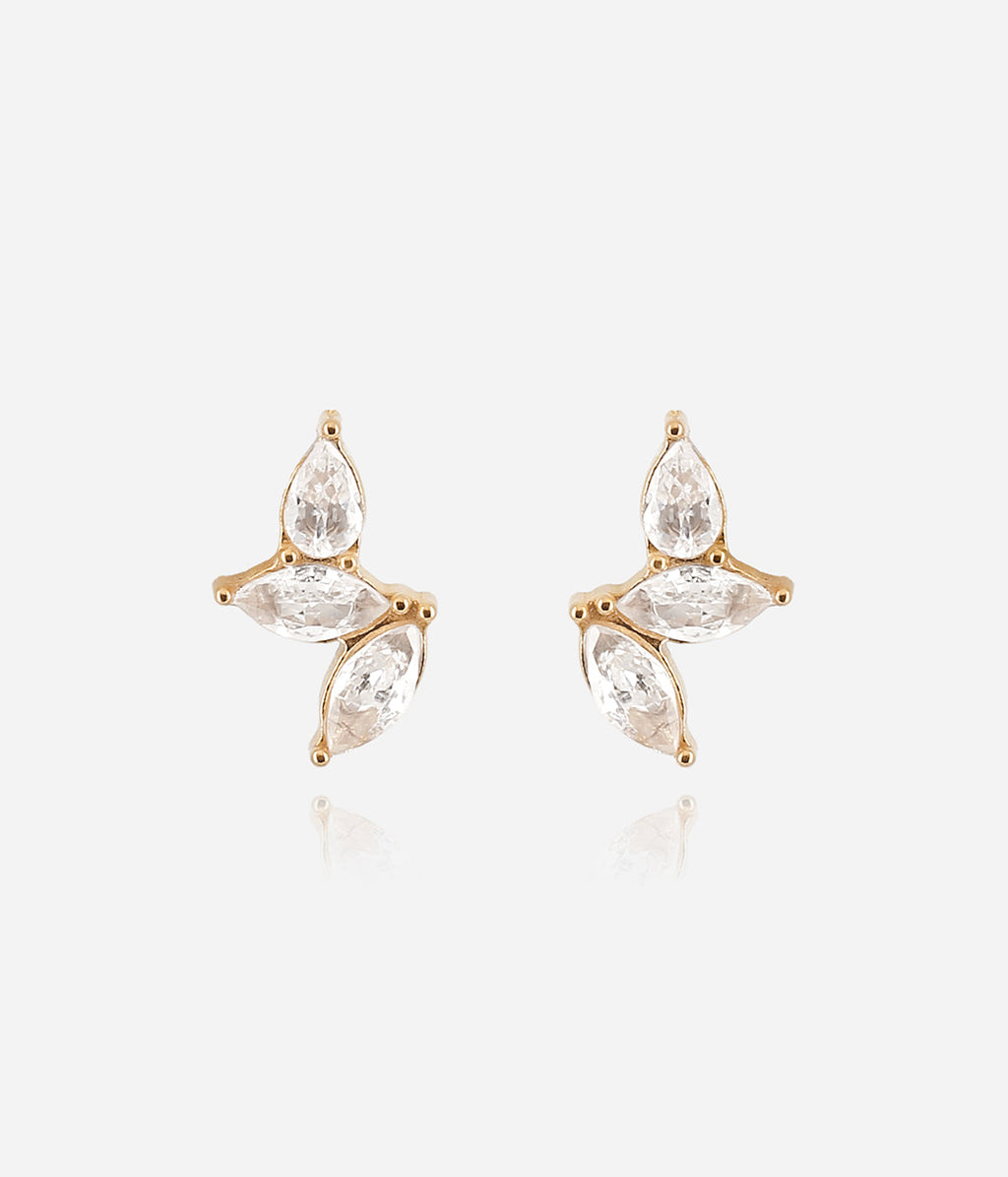 Boucles d'oreilles Sturt (Acier doré)