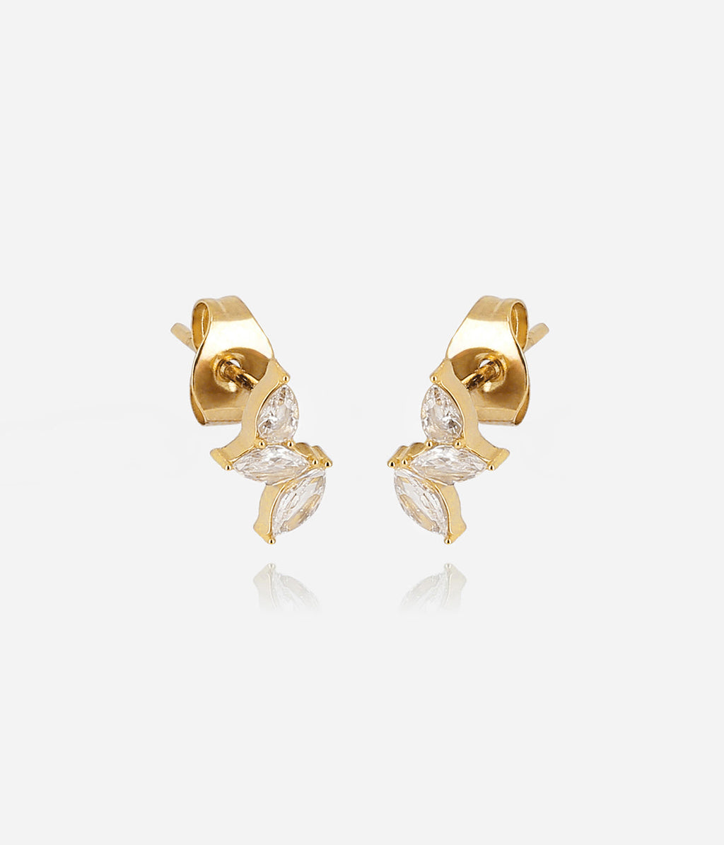 Boucles d'oreilles Sturt (Acier doré)