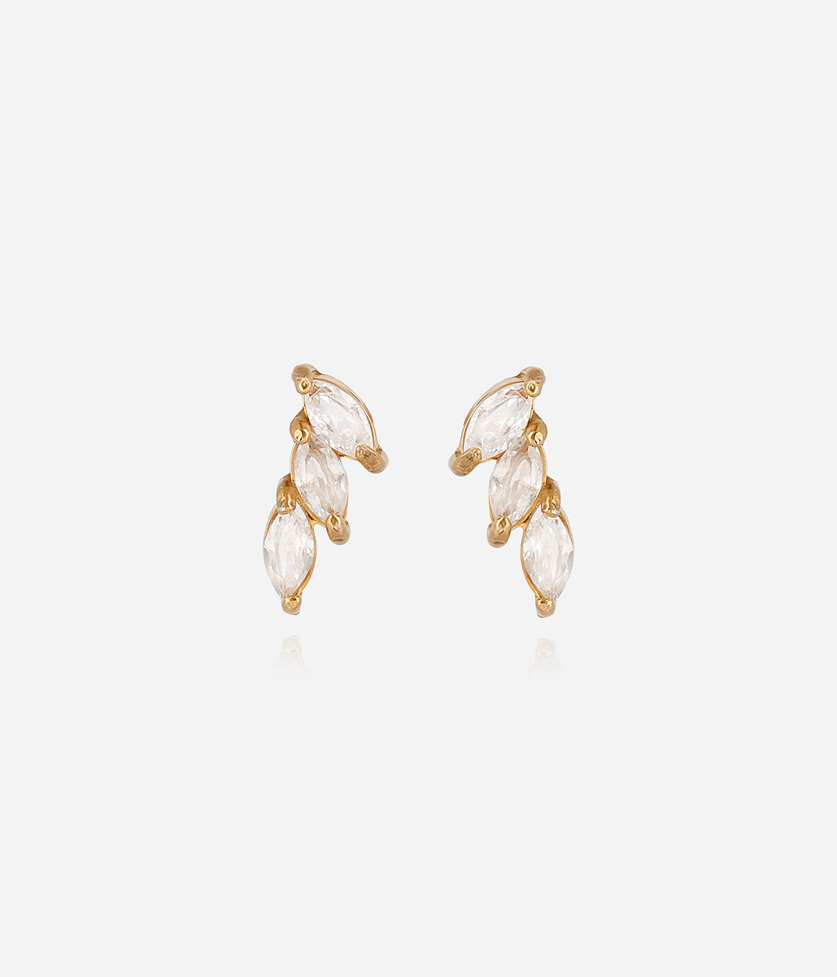Boucles d'oreilles Tanami (Acier doré)