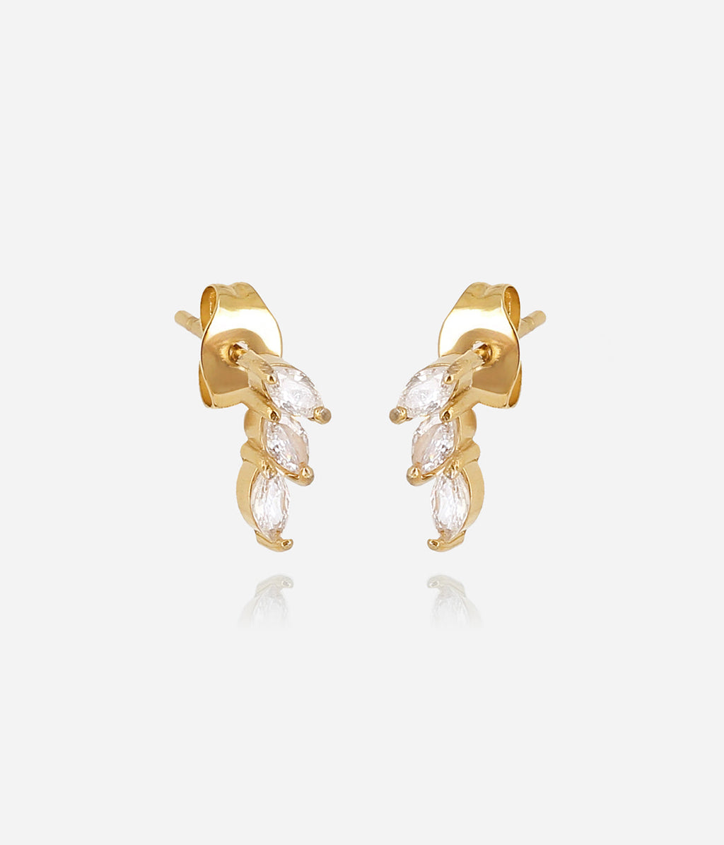Boucles d'oreilles Tanami (Acier doré)