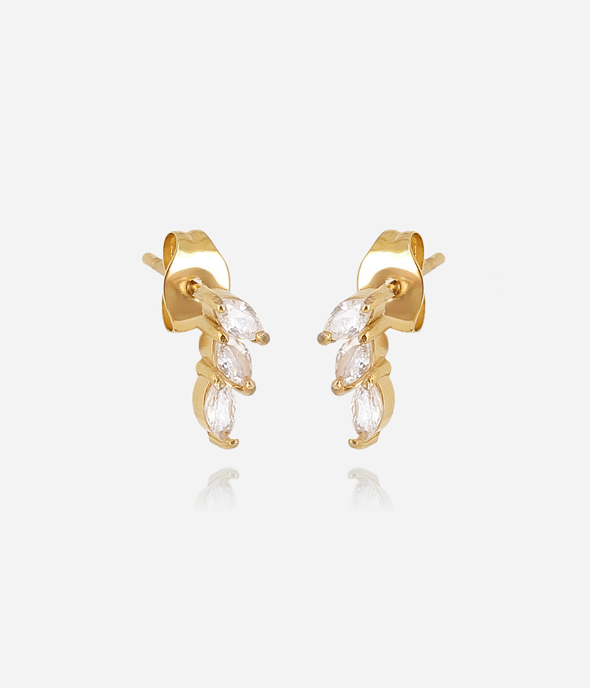 Boucles d'oreilles Tanami (Acier doré)