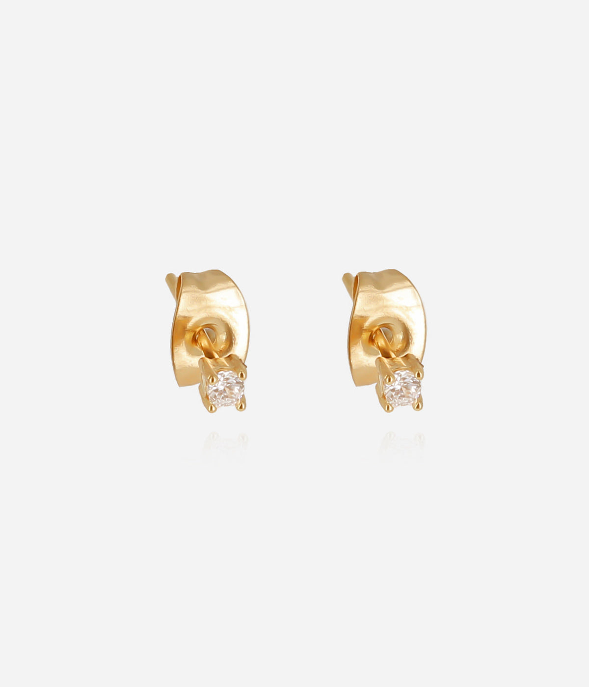 Boucles d'oreilles Murcia (Acier doré)