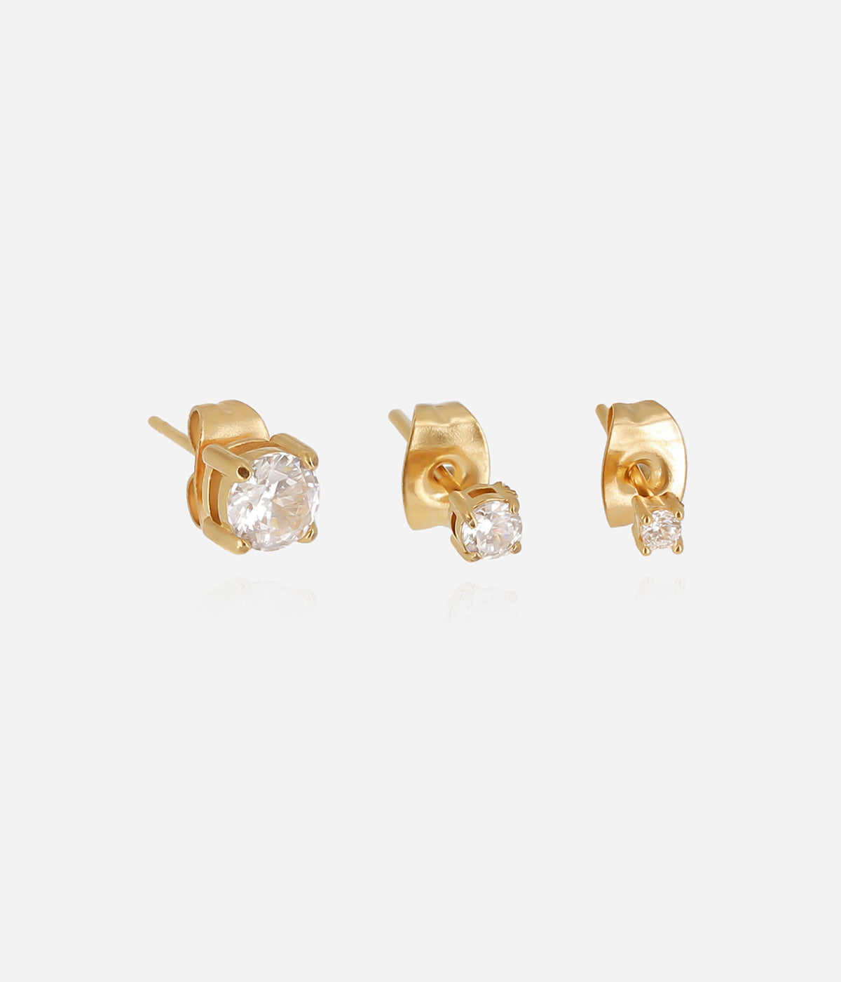 Boucles d'oreilles Murcia (Acier doré)