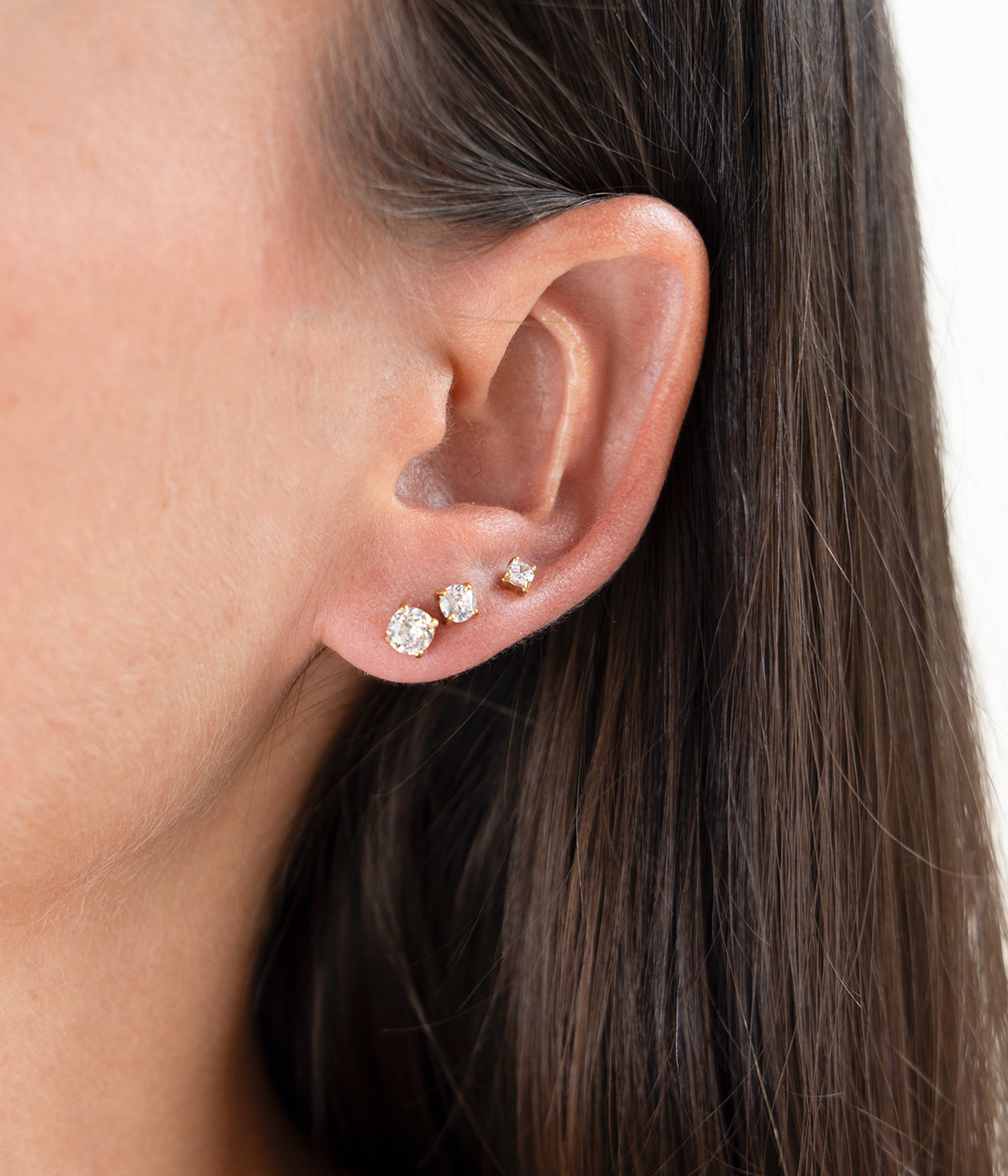 Boucles d'oreilles Murcia (Acier doré)