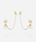 Boucles d'oreilles Orissa (Acier doré)