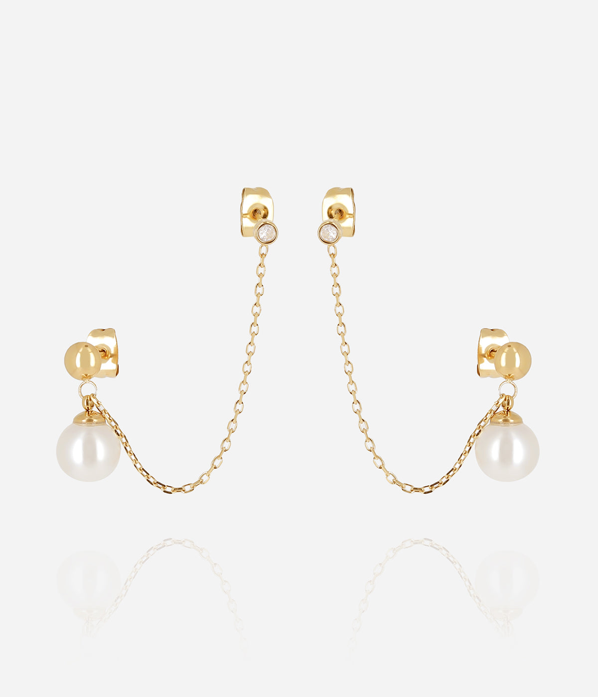 Boucles d'oreilles Orissa (Acier doré)