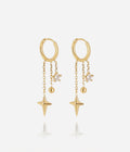 Boucles d'oreilles Doria (Acier doré)