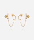 Boucles d'oreilles Begur (Acier doré)