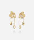 Boucles d'oreilles Dual (Acier doré)