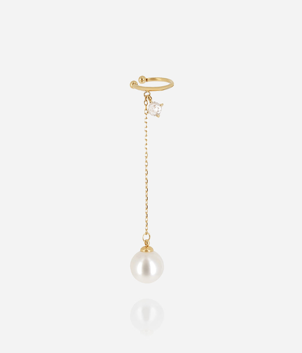 Earcuff Orissa (Acier doré)