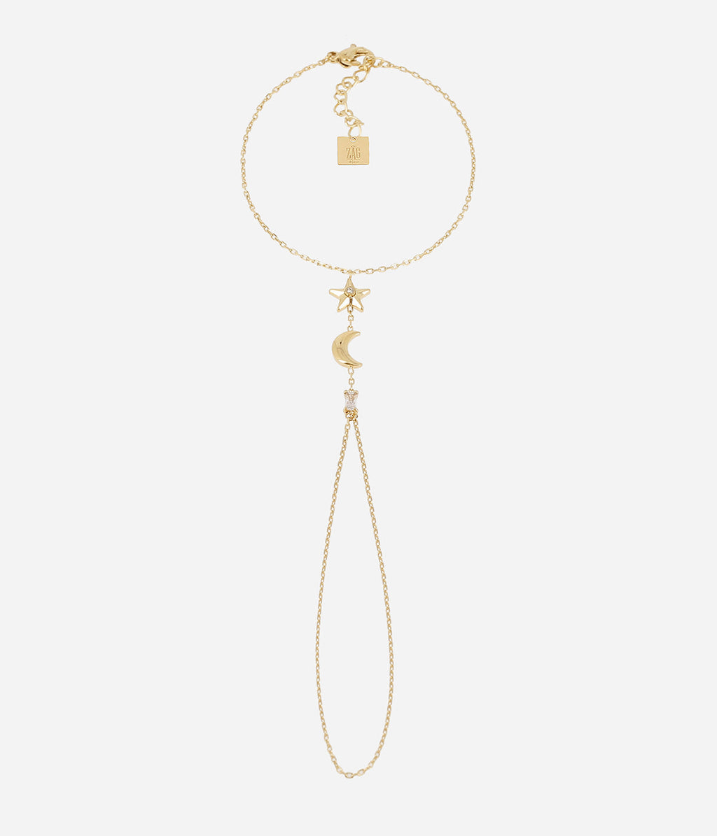 Bijou de main Capri (Acier doré)