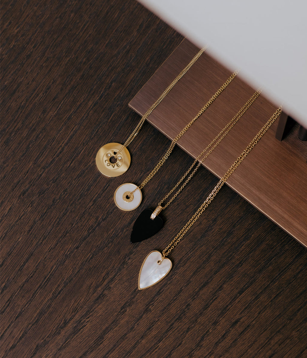 Collier Calliope (Acier doré)