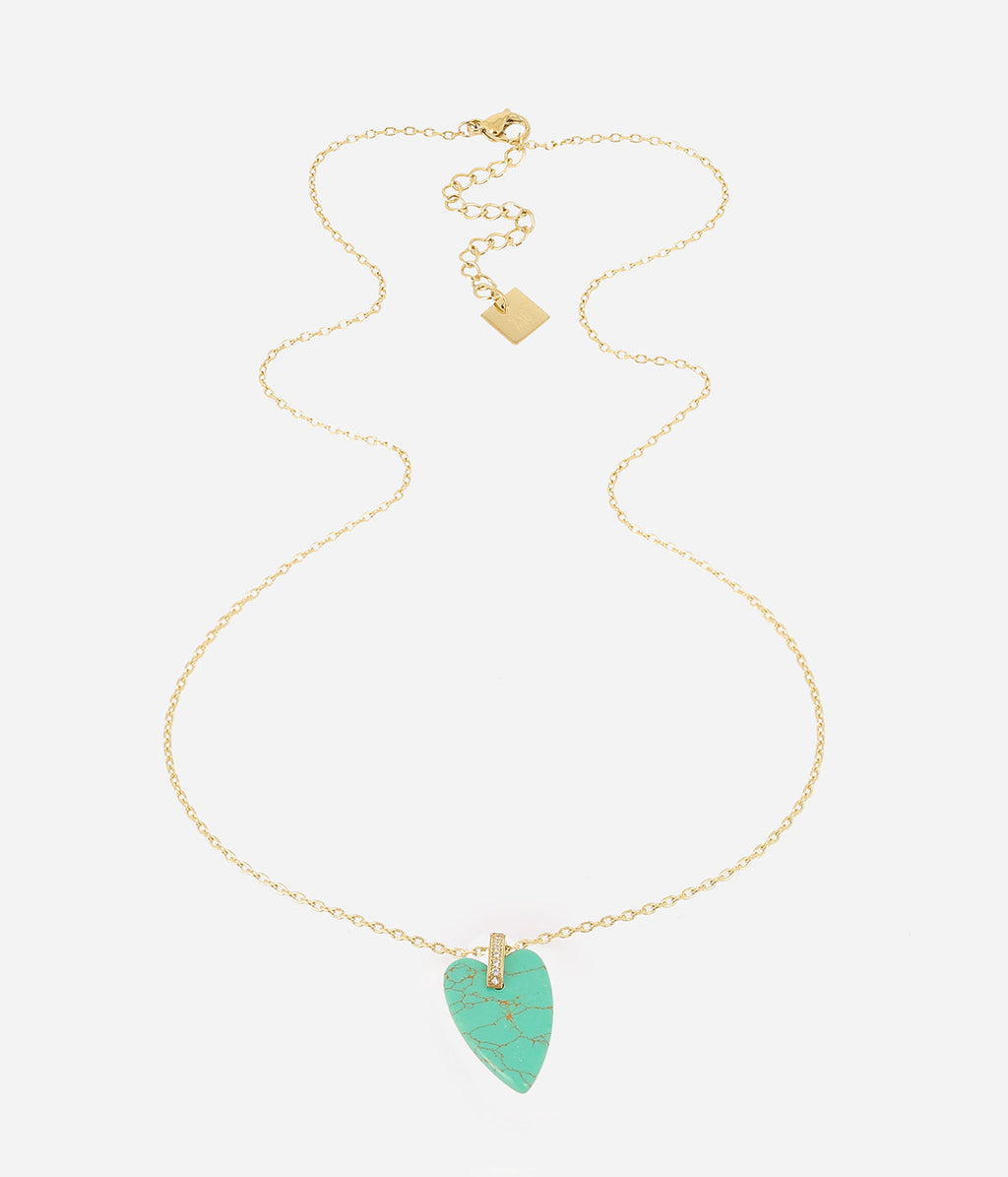 Collier Calliope (Acier doré)