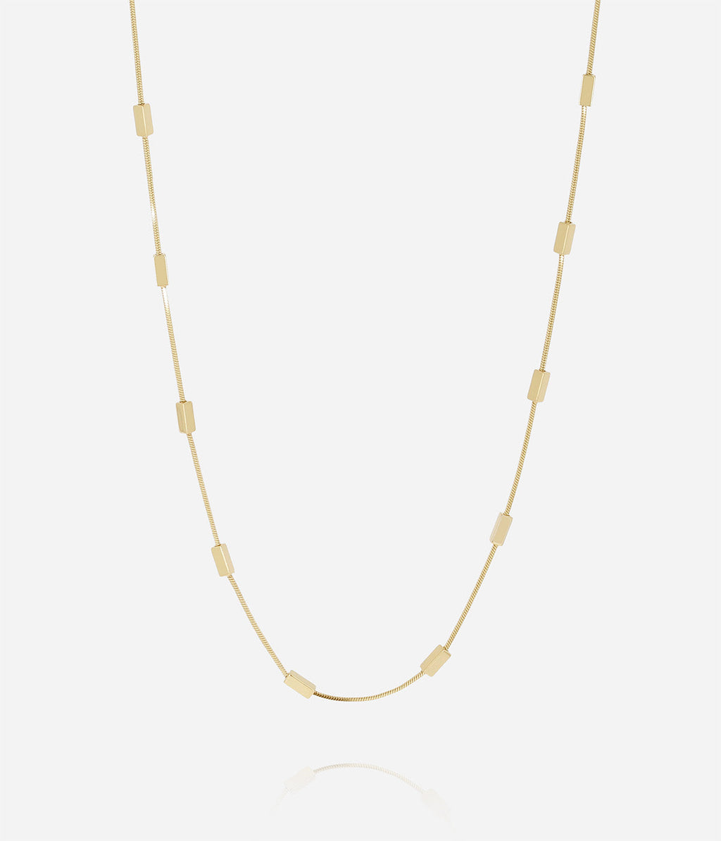 Collier Curzu (Acier doré)