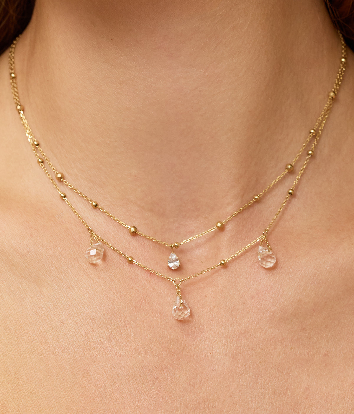 Collier Lyso (Acier doré)