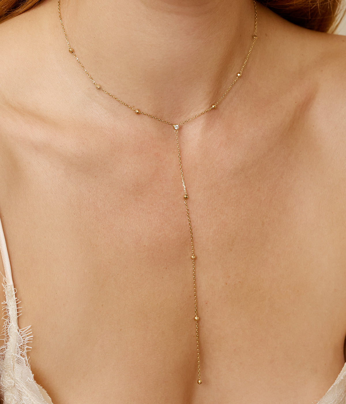 Collier Noélia (Acier doré)
