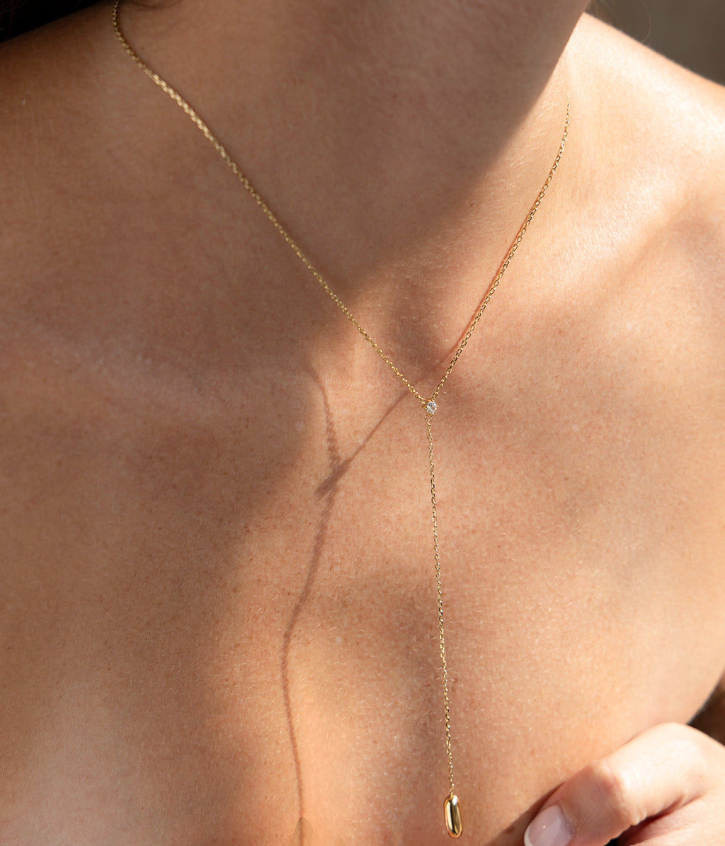 Collier Cléry (Acier doré)