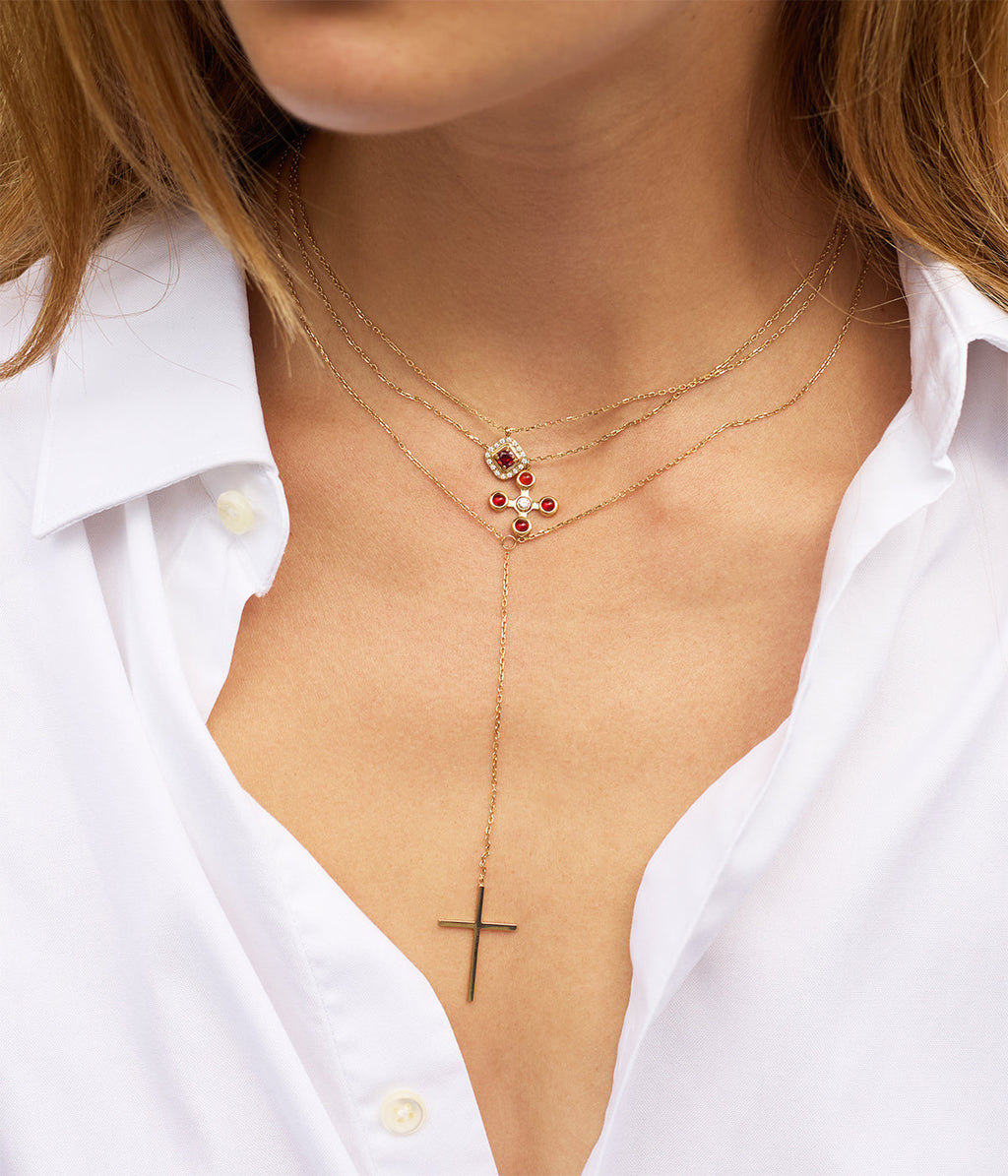 Collier Élova (Acier doré)