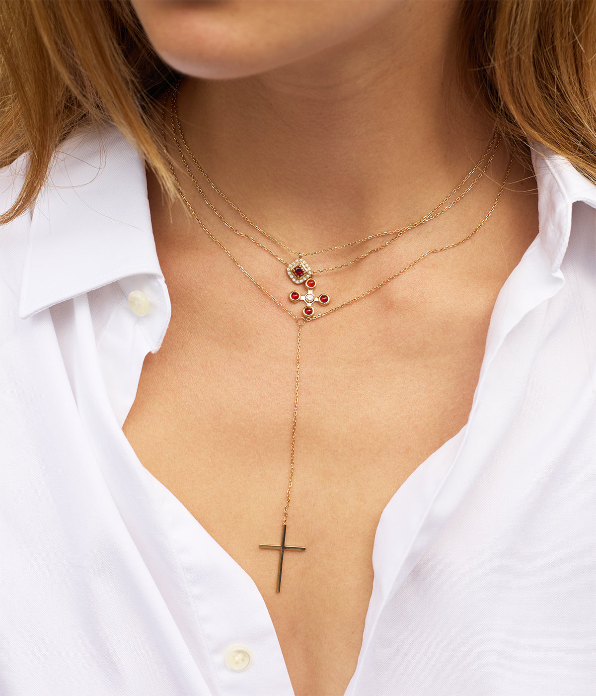 Collier Élova (Acier doré)
