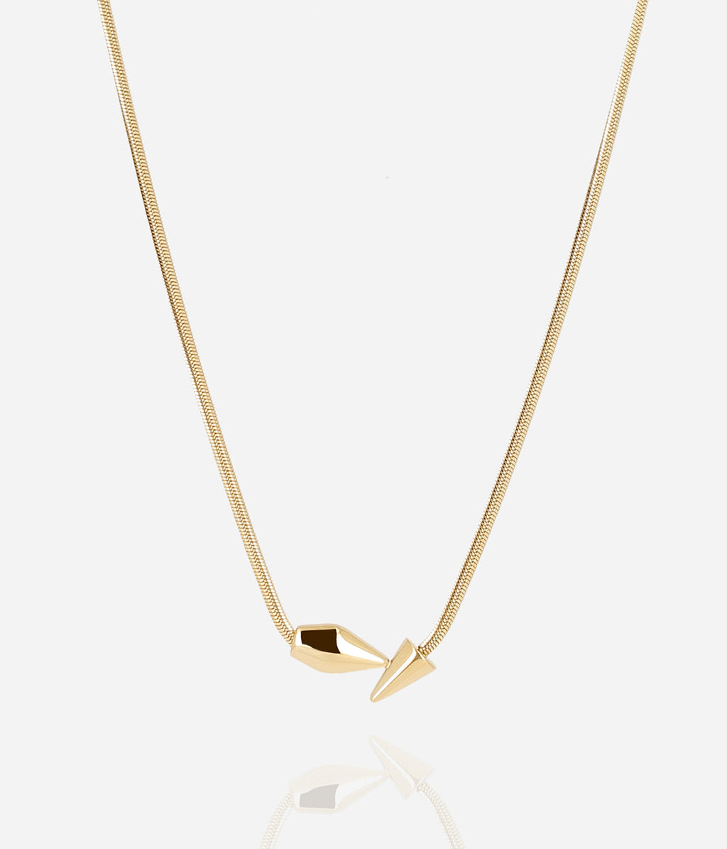 Collier Opalys (Acier doré)