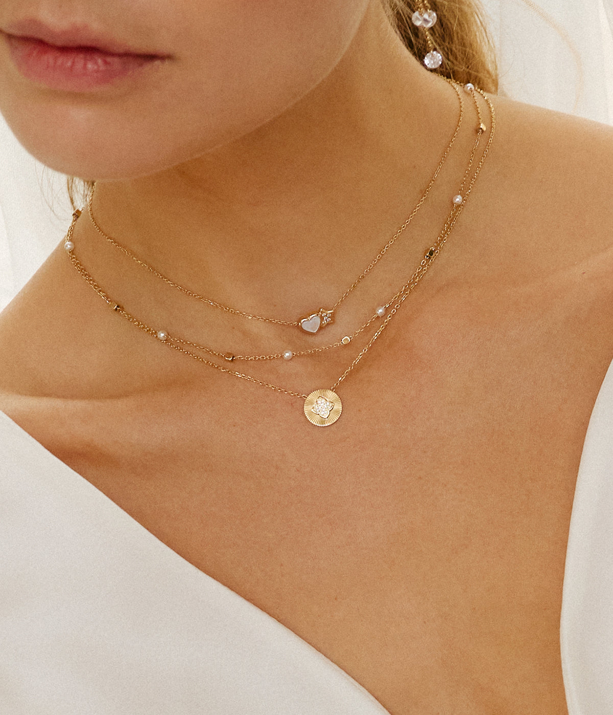Collier Sassari (Acier doré)