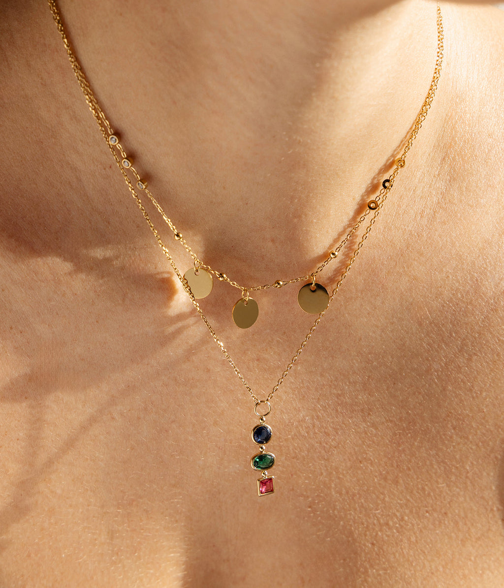 Collier Pardu (Acier doré)