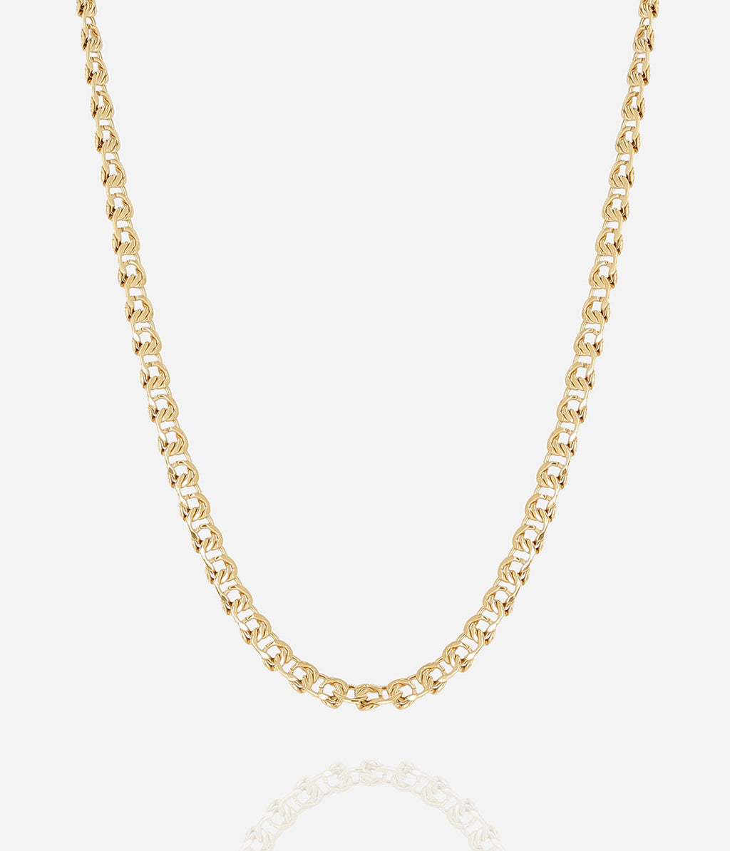 Collier Azurine (Acier doré)