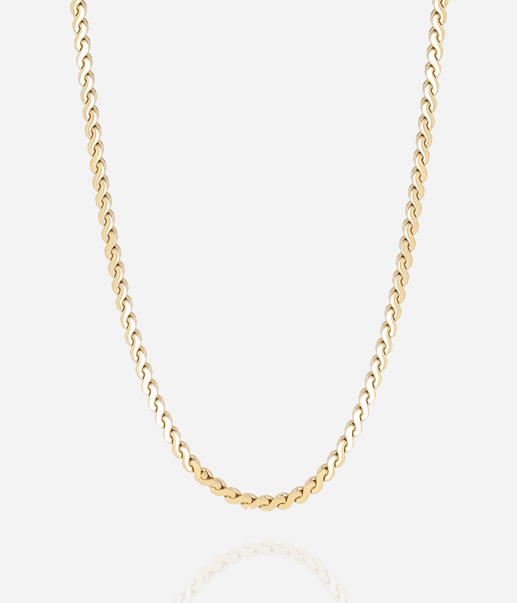 Collier Yulara (Acier doré)