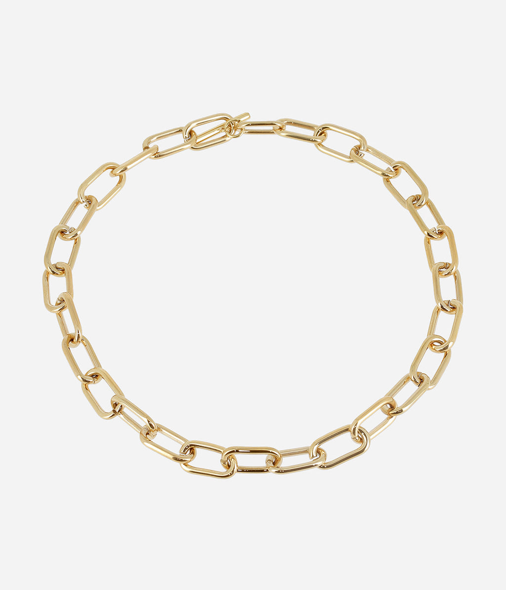 Collier Ylena (Acier doré)
