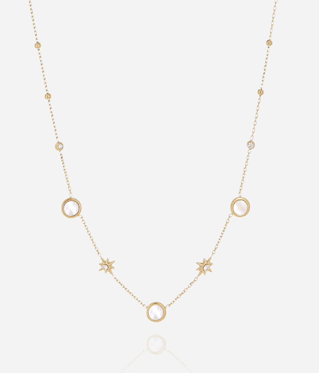 Collier Naïade (Acier doré)