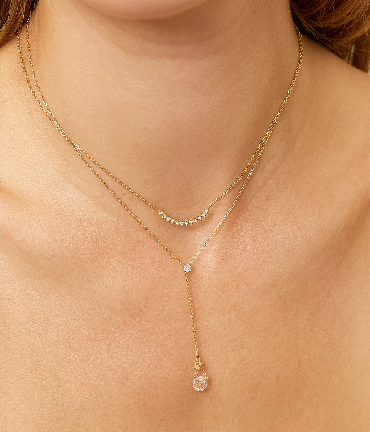 Collier Cassis (Acier doré)