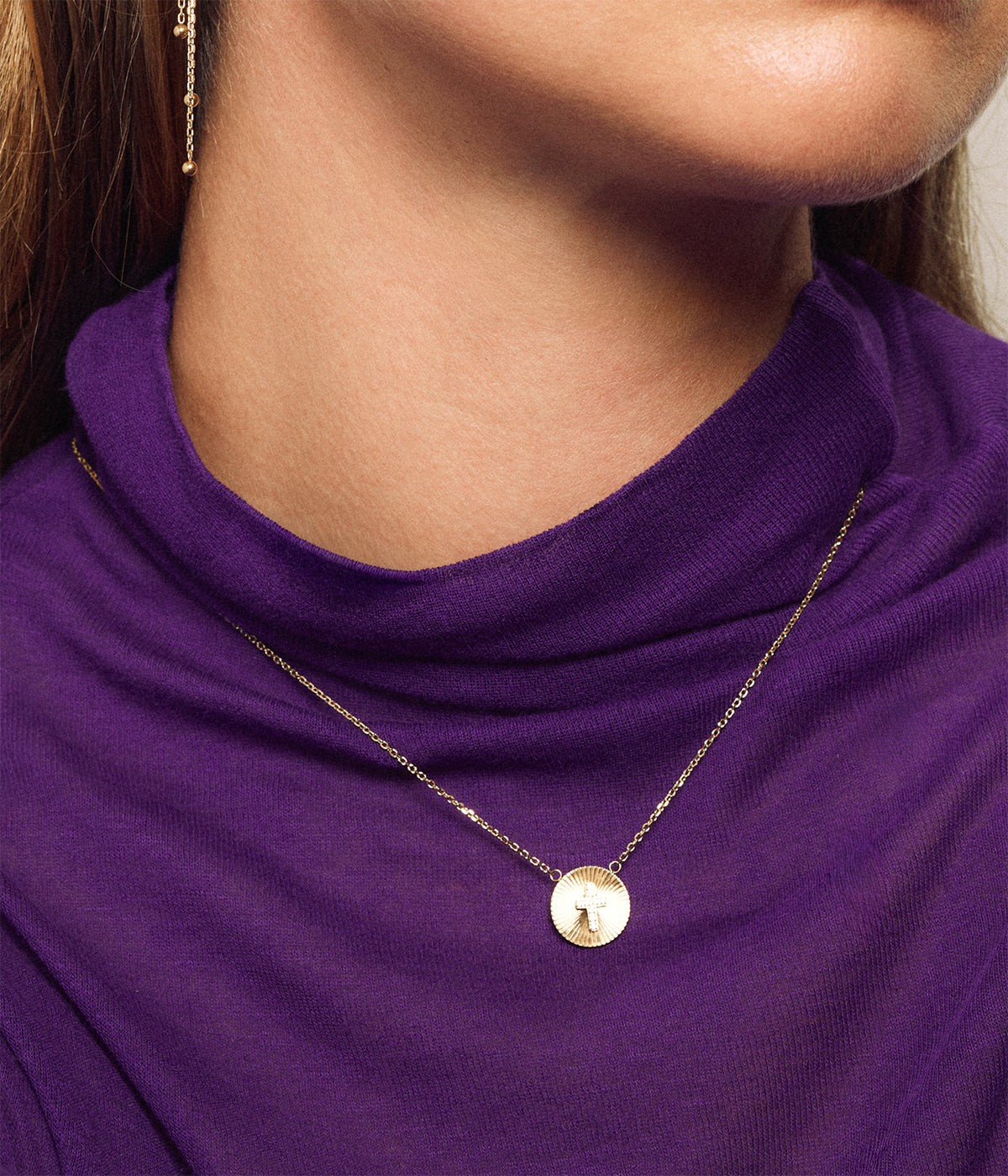 Collier Aveline (Acier doré)