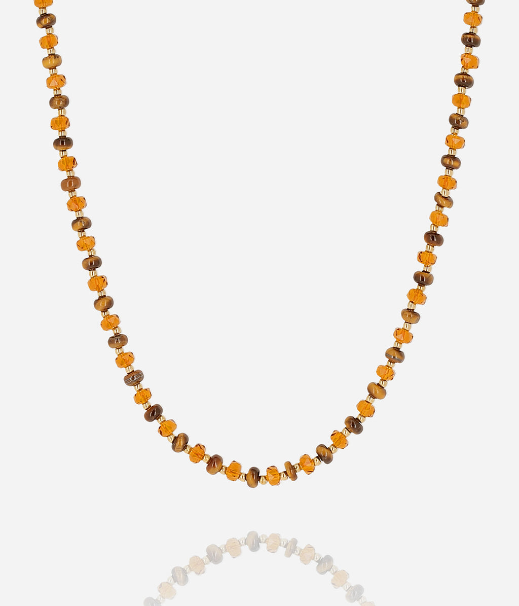 Collier Mahé (Acier doré)
