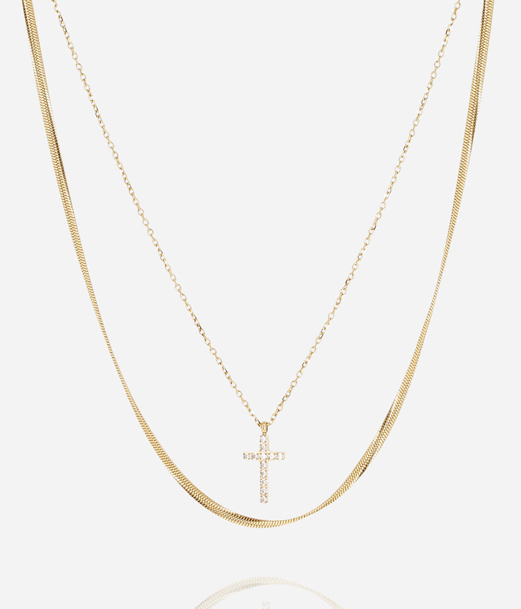 Collier Mulino (Acier doré)