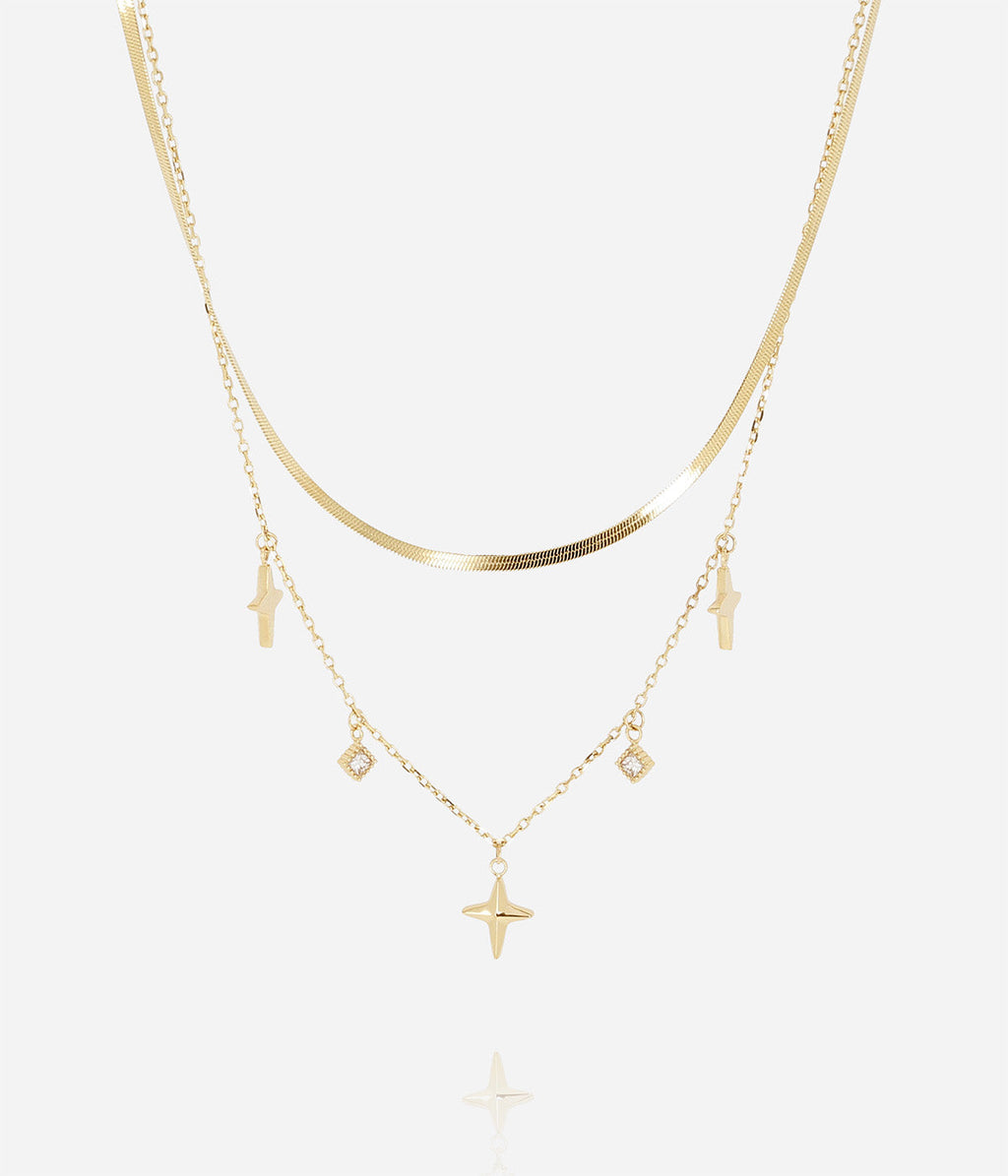 Collier Colbu (Acier doré)