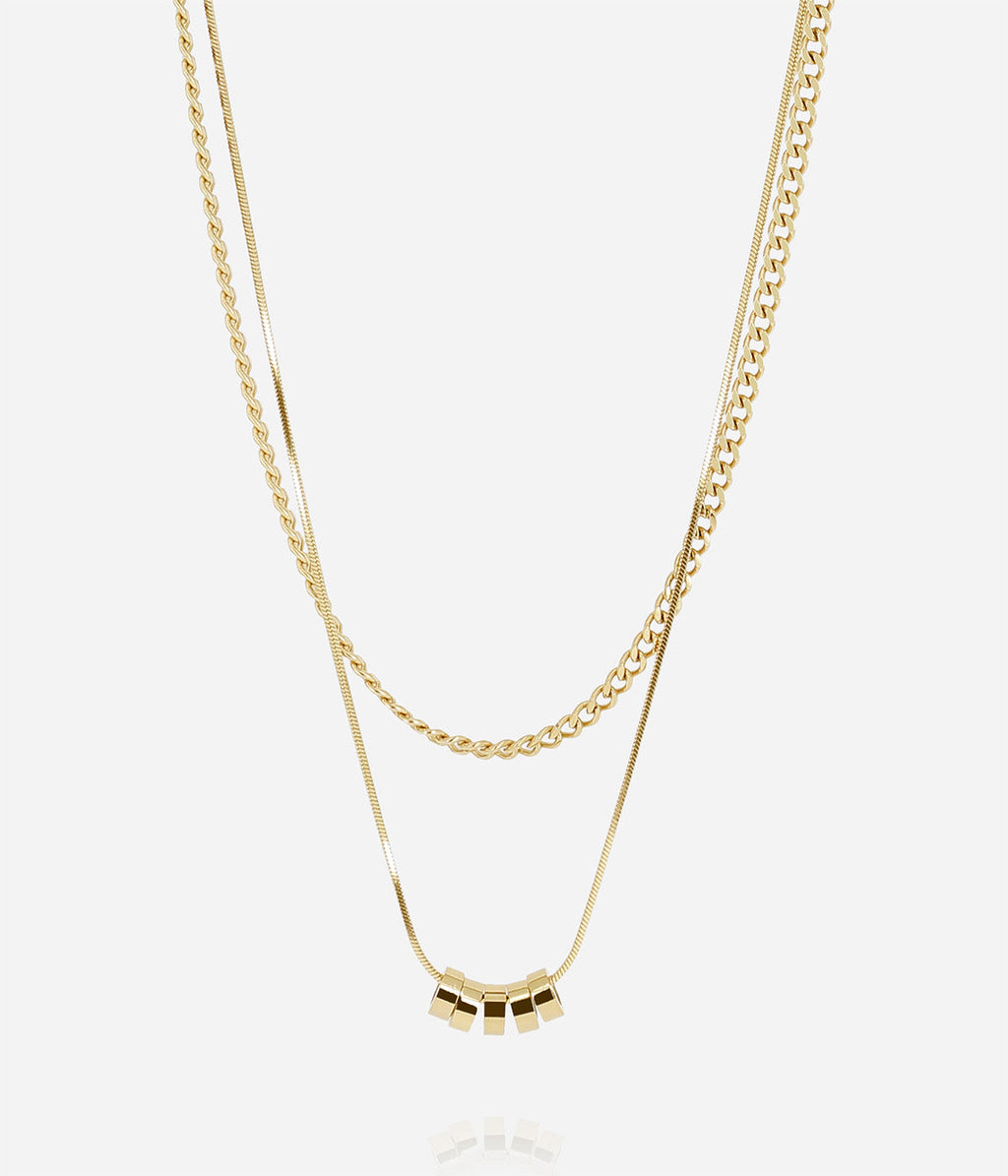 Collier Luzzipeo (Acier doré)