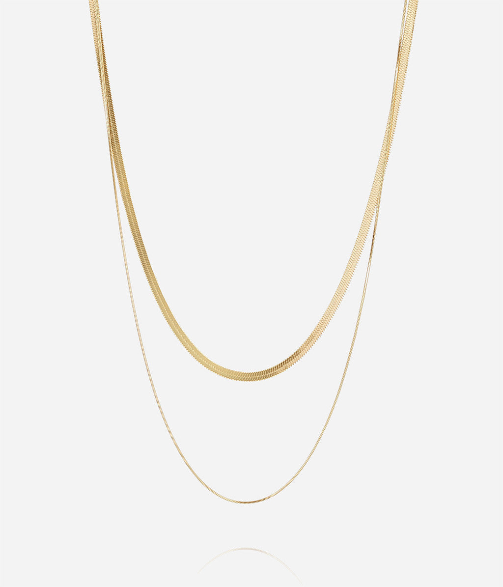 Collier Tuvarelli (Acier doré)